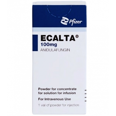 ECALTA 100 MG ( ANIDULAFUNGIN ) POWDER FOR CONCENTRATE FOR SOLUTION FOR IV INFUSION VIAL